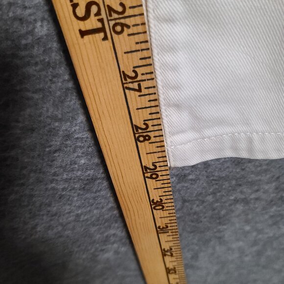 Tommy Hilfiger Women's Straight Legged Jeans Size 8 Cream in Color - Picture 12 of 14